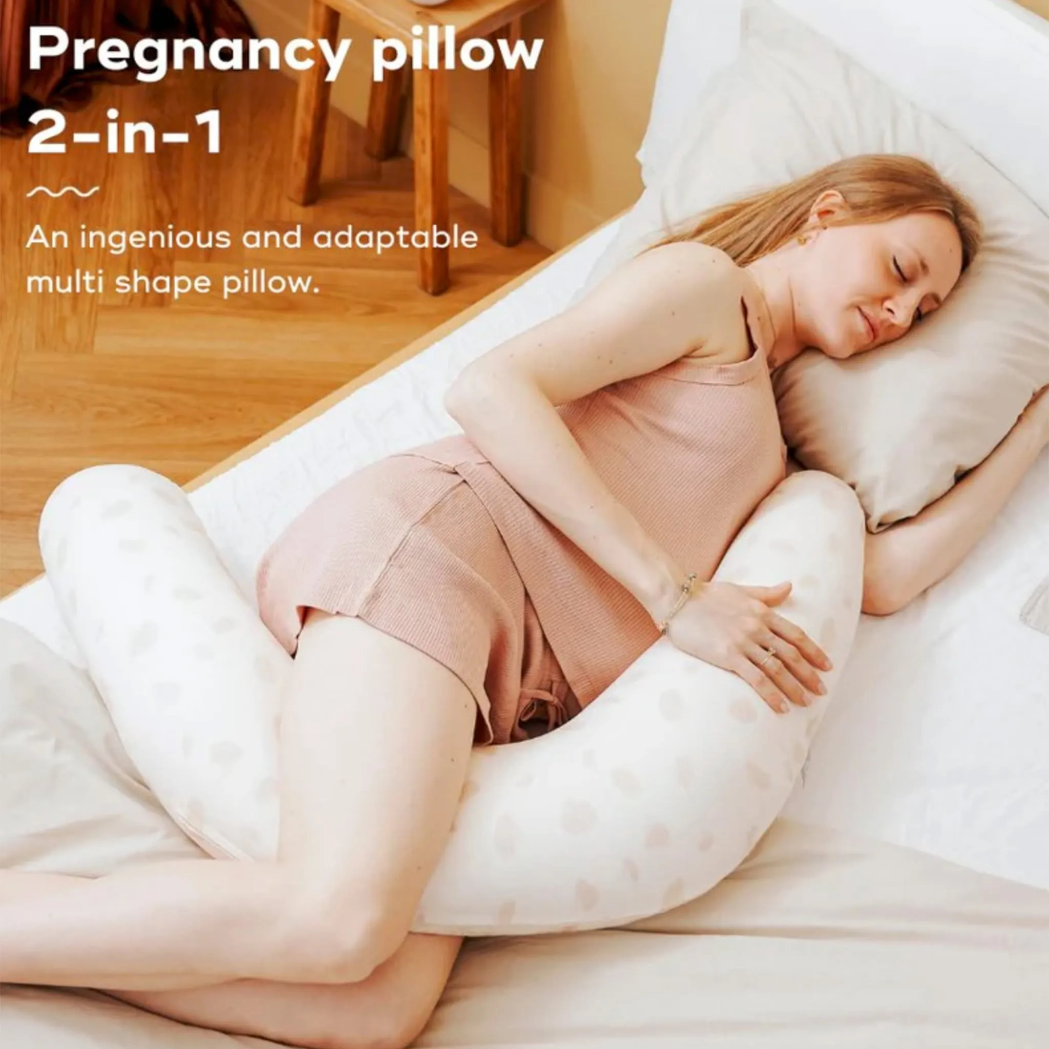 Babymoov Coussin de grossesse & d'allaitement 2-en-1 B.Love - Ivoire