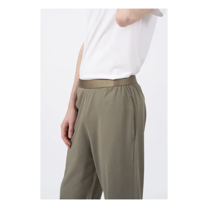 Talc Pantalon de Pyjama Sade | Vert kaki