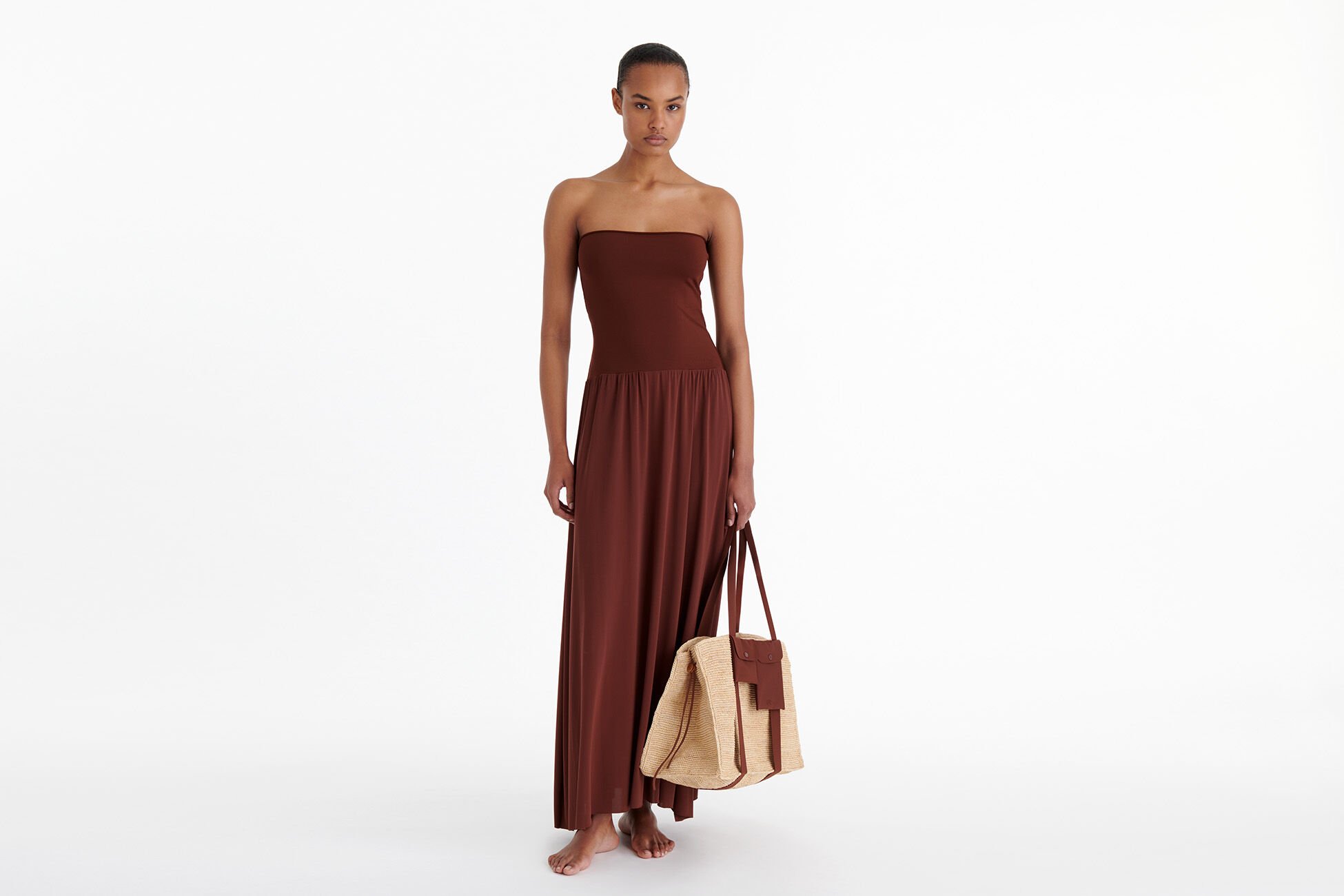 Oda Robe longue bustier TORTUE