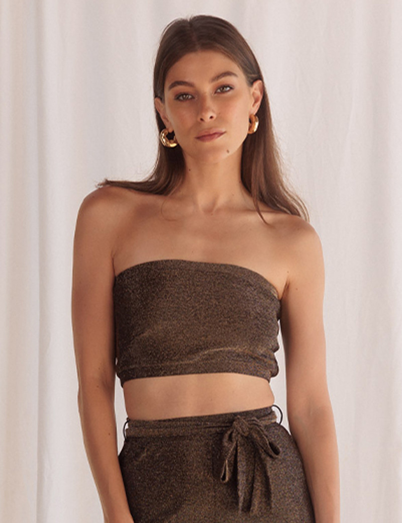 HBT NONCHALANTE LUREX | MATT BANDEAU DORÉ