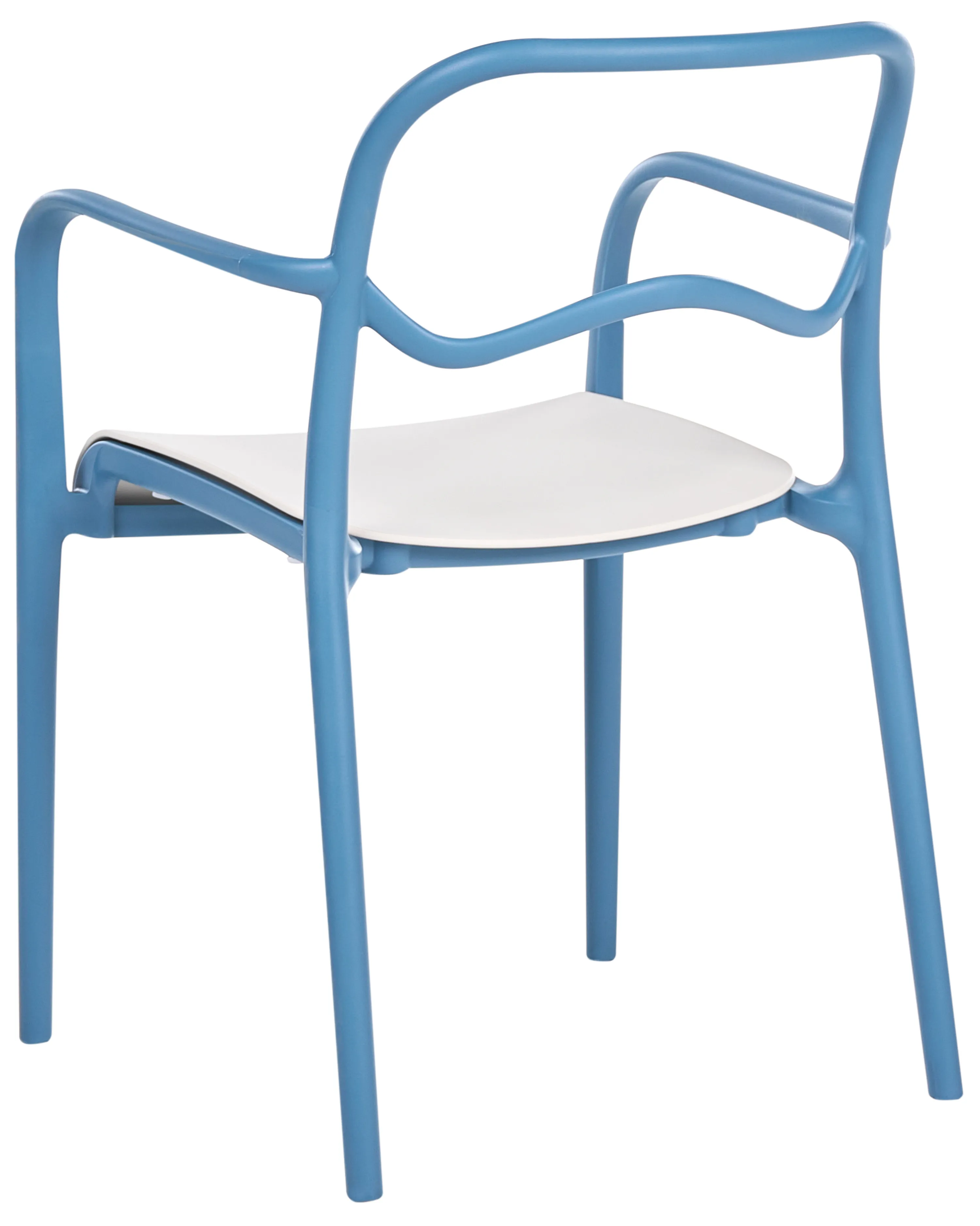 Set van 2 tuinstoelen THASOS Synthetisch materiaal Blauw