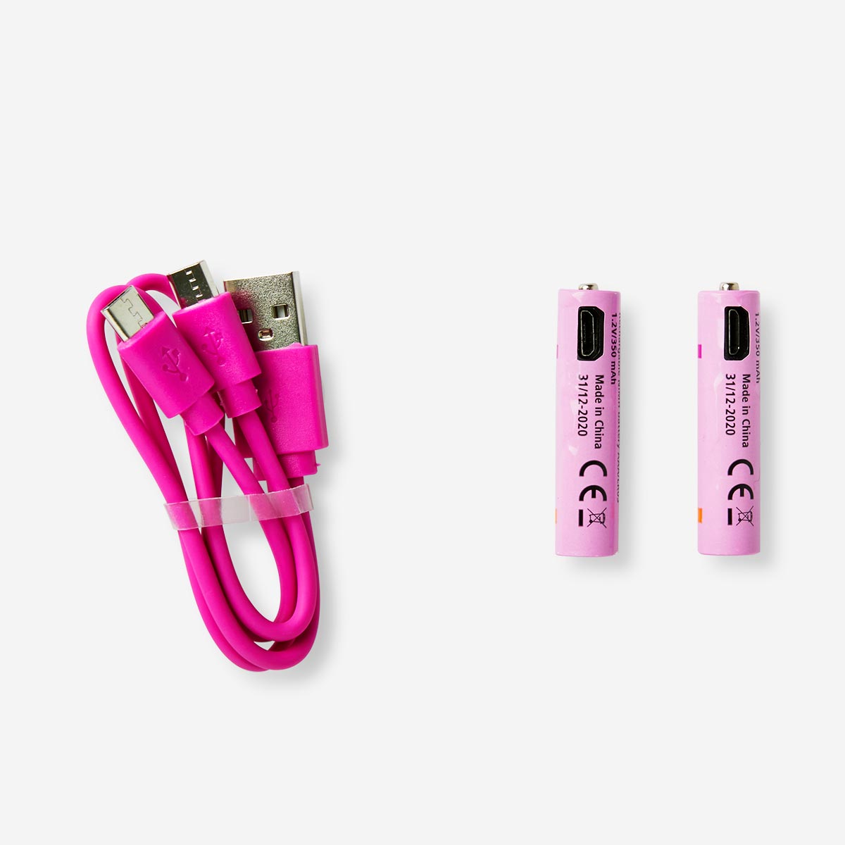 Genopladelige USB-batterier - AAA