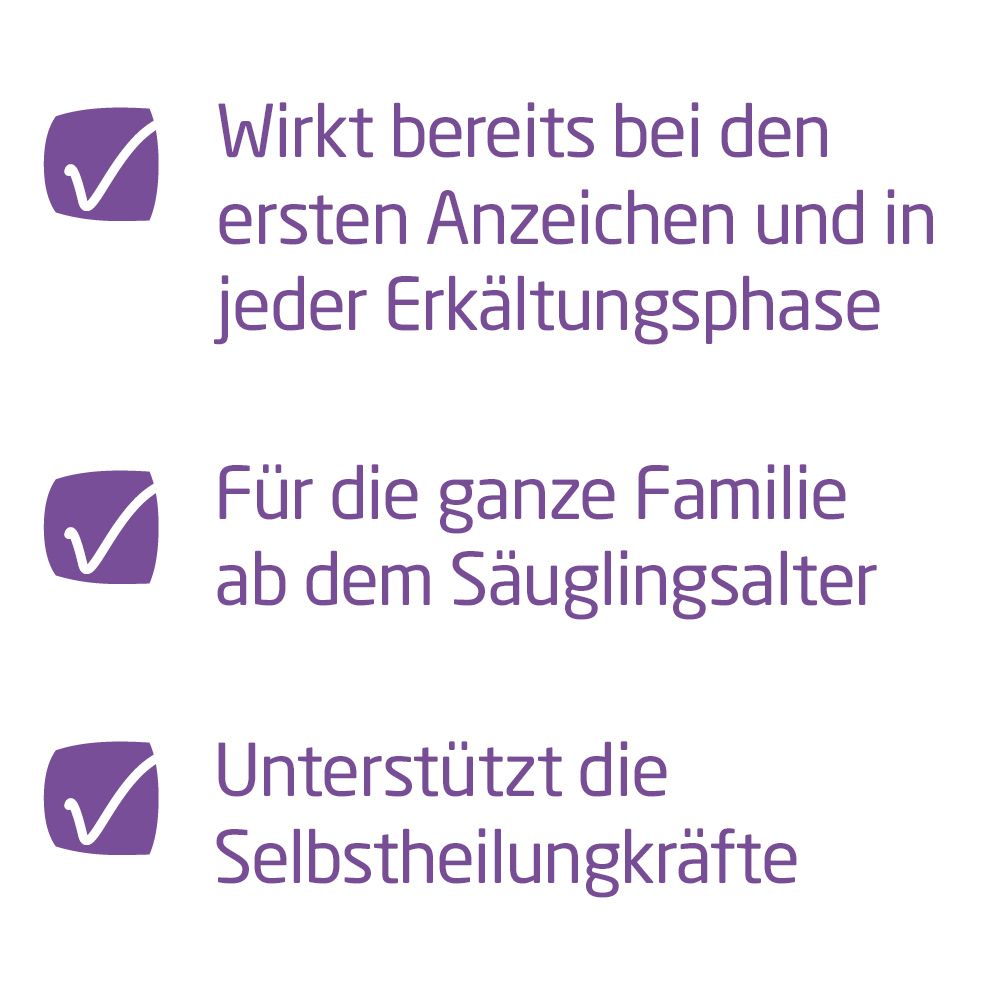 Infludoron® Streukügelchen - bei den ersten Anzeichen einer Erkältung