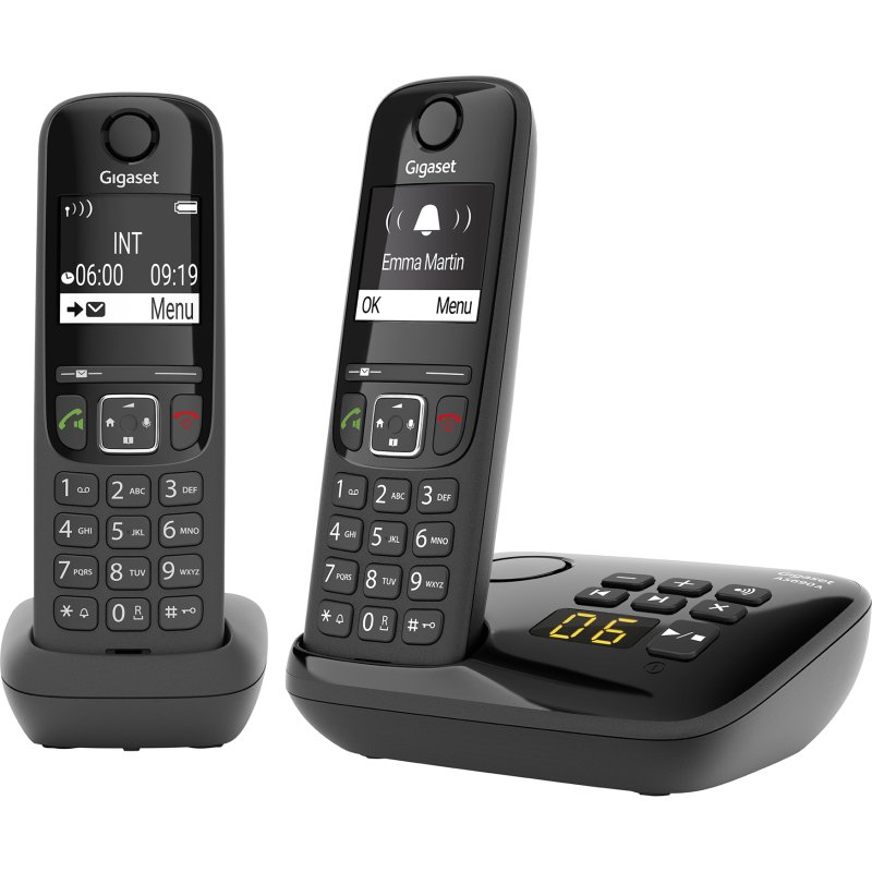 Pack duo téléphone répondeur sans fil Gigaset AS690A