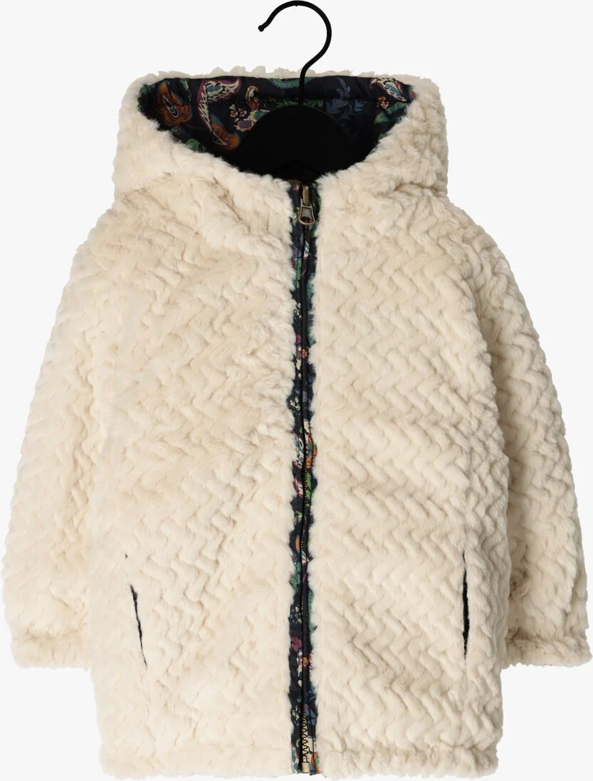 LIKE FLO donkerblauwe like flo  flo baby girls reversible hooded jacket