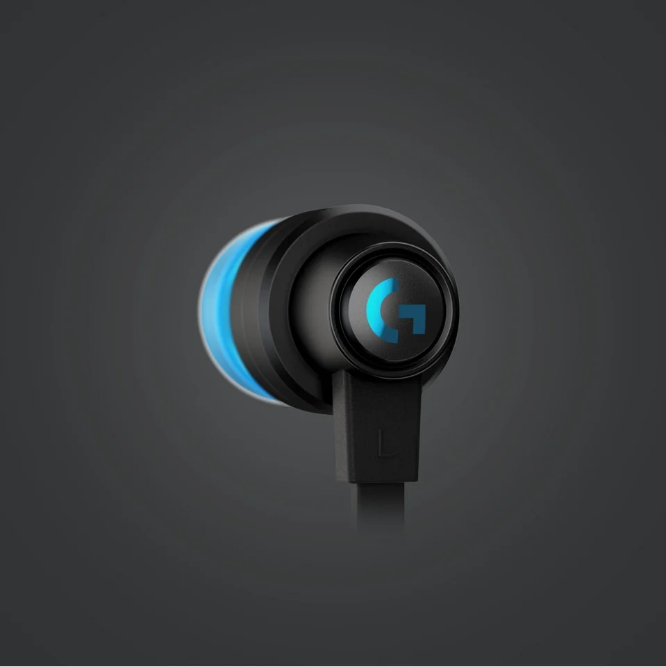 Logitech - G333 In-ear Gaming Headphones Black