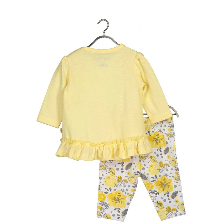 BLUE SEVEN 2er-Set Shirt und Hose hellgelb