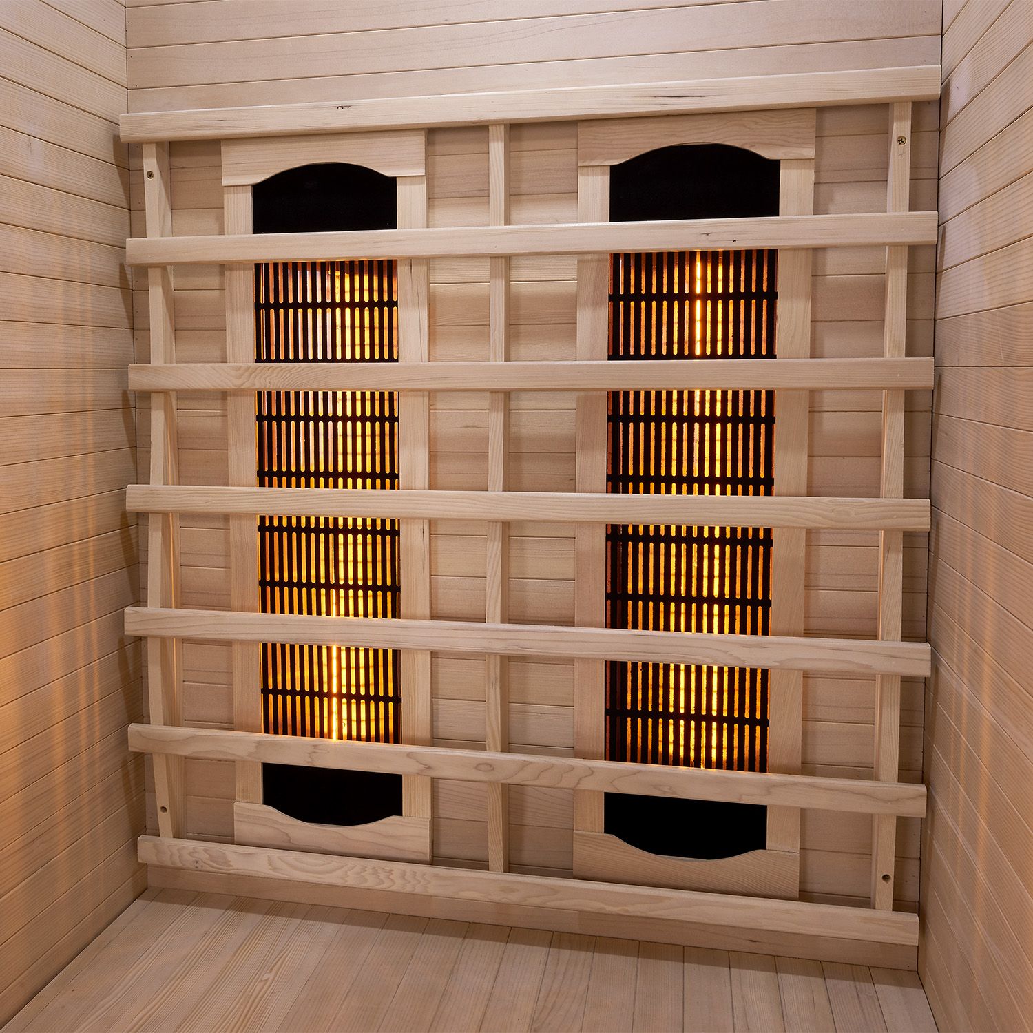 Artsauna Infrarotkabine Nyborg S90V Vollspektrumstrahler & Ambiente LED Beleuchtung – Kabine für 1