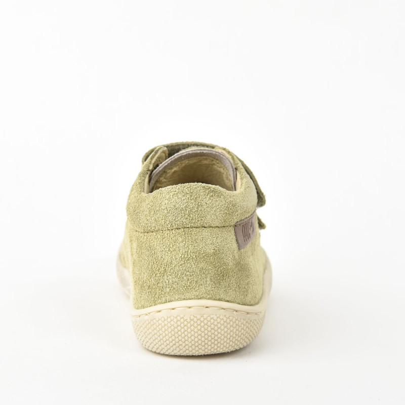Naturino Naturino Barefoot Amur Velcros Suede Vert Beige