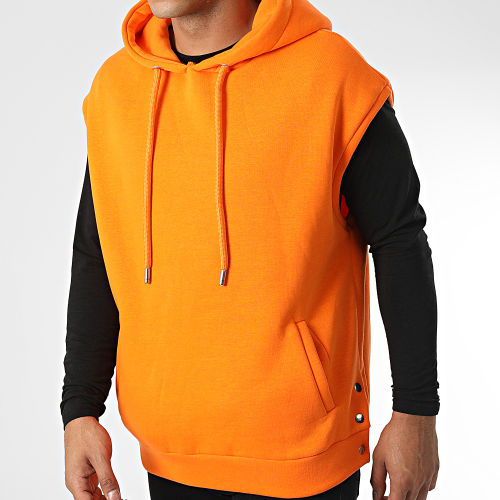 Sweat Capuche Sans Manches KL-2100 Orange