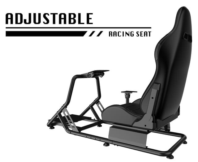 Piranha racersimulator cockpit (sort)