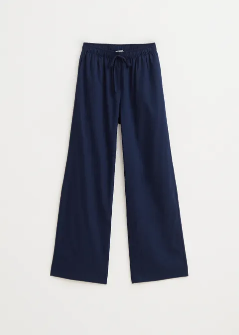 Linnen broek blauw (BLW.D)