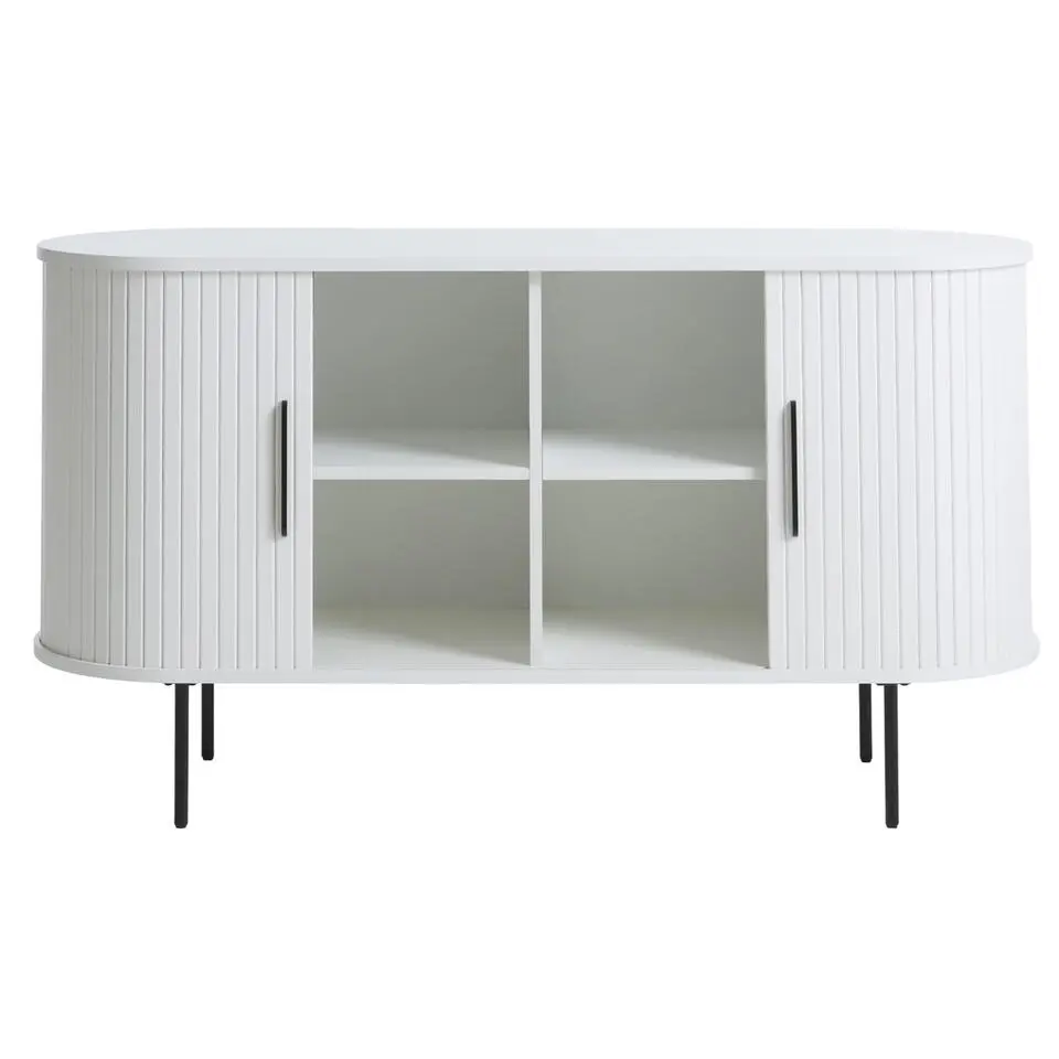 Dressoir Wit Eikenhout - 140x45x76cm - Nola
