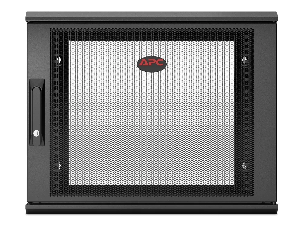 APC NetShelter WX AR109SH6 - Kabinet - vægmonterbar - sort - 9U - 19
