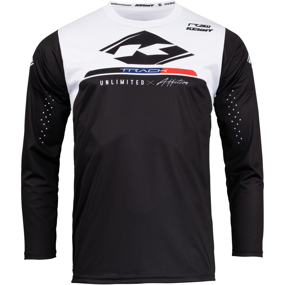 Kenny - Maillot Track Raw - 2023 Noir / Blanc
