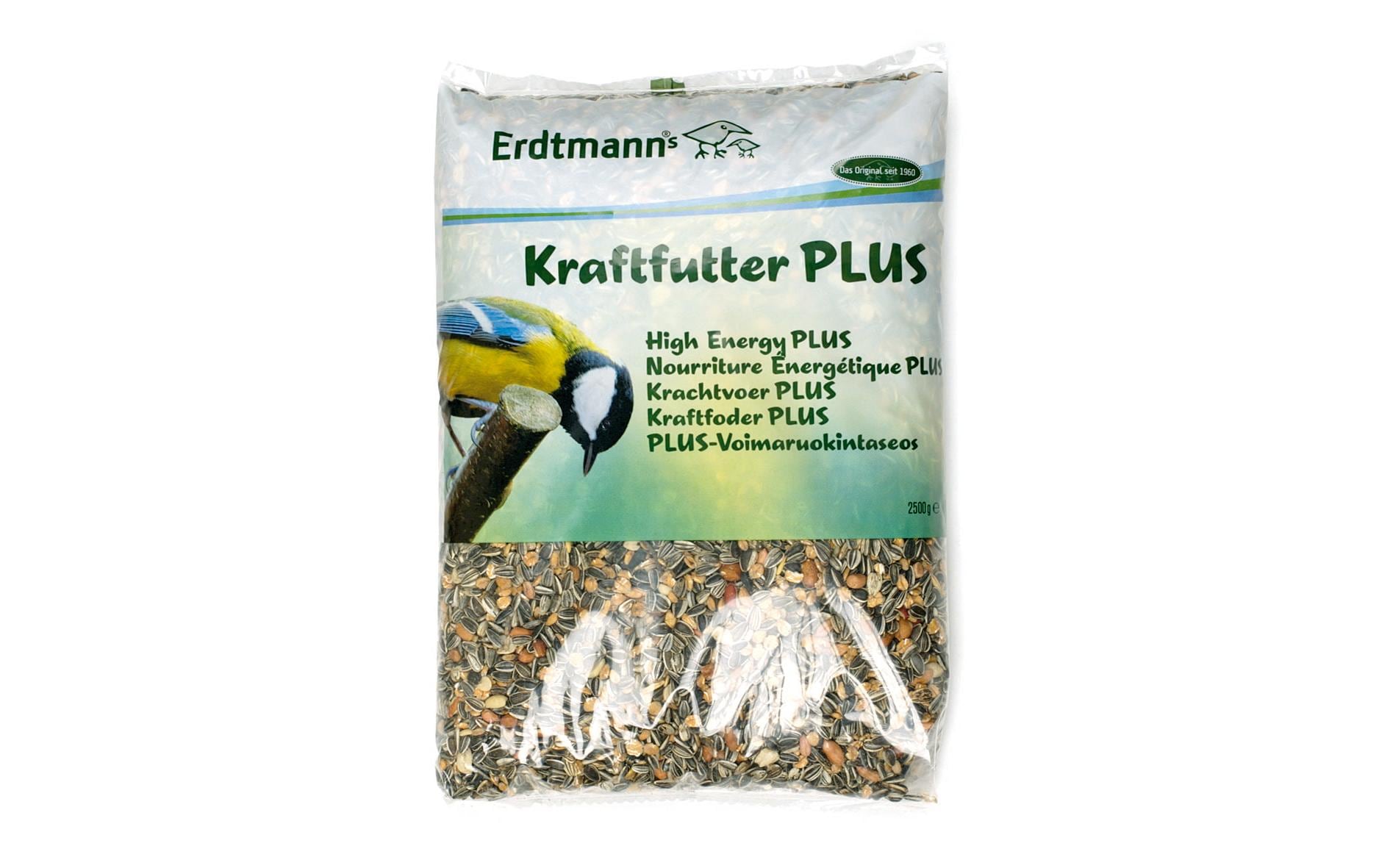 Wintervogelfutter Kraftfutter Plus, 2.5 kgErgänzungsfutter für freilebende Vögel