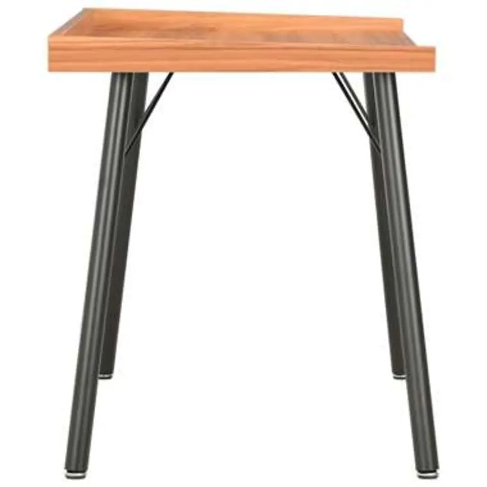 vidaXL - Computertafel - Bruin - Bewerkt hout