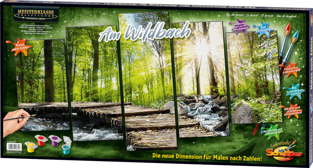 Malen nach Zahlen - Am Wildbach
