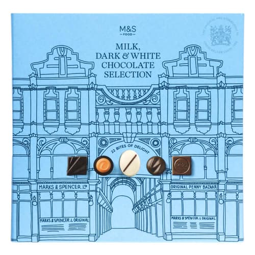 Marks & Spencer Pralinen Belgische Schokolade mit verschiedenen Füllungen