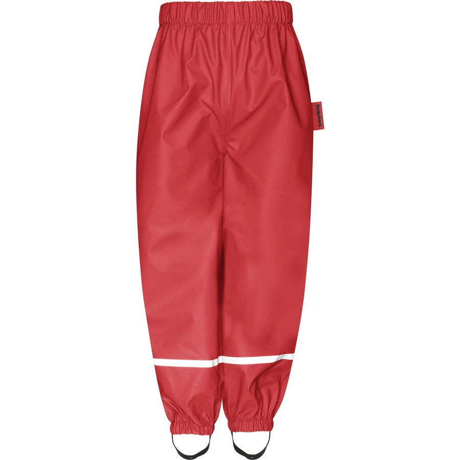 Playshoes Fleece-Halbhose rot