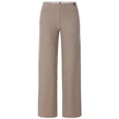 Damenhose mit elastischem Bund, Beige