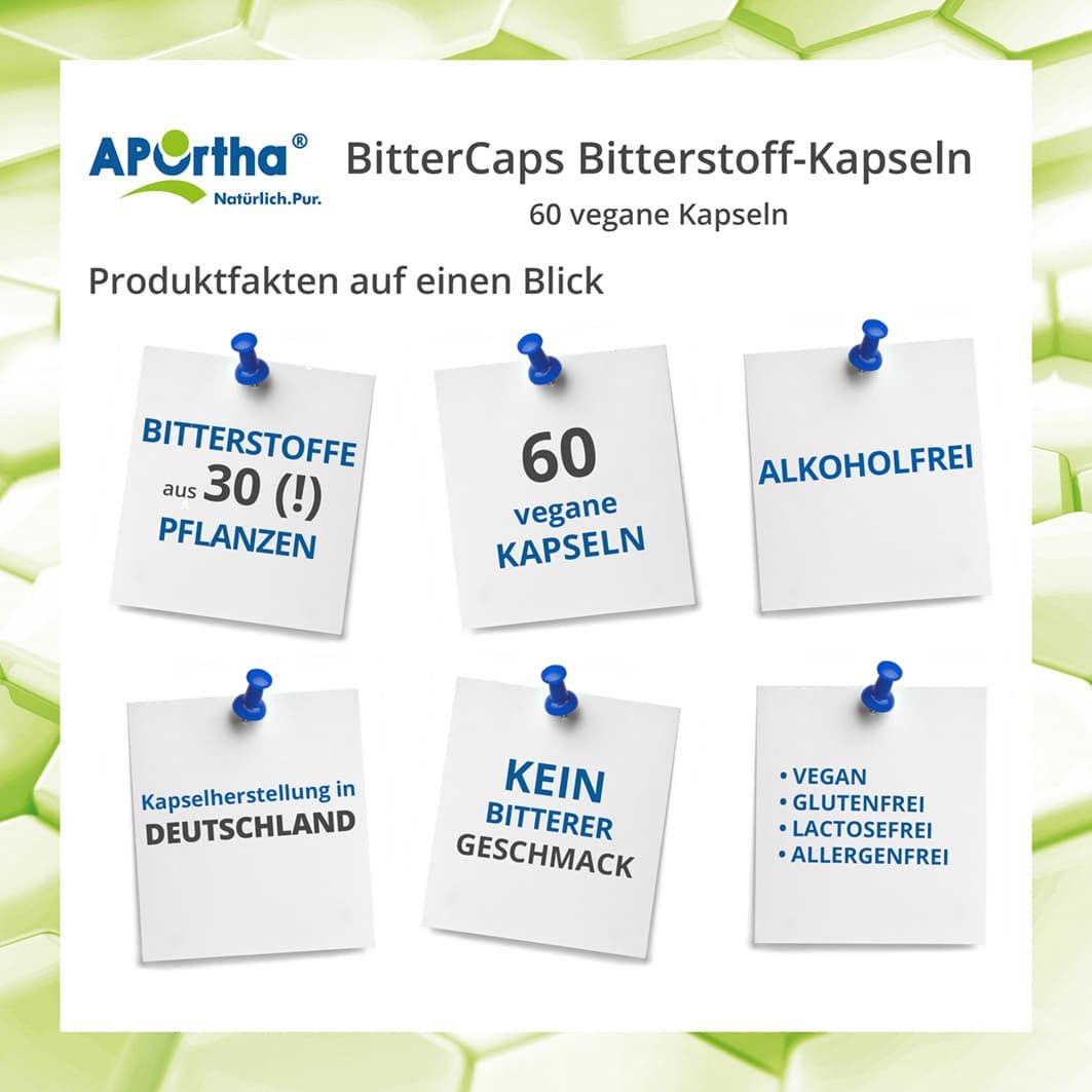 APOrtha® BitterCaps Bitterstoffe-Kapseln