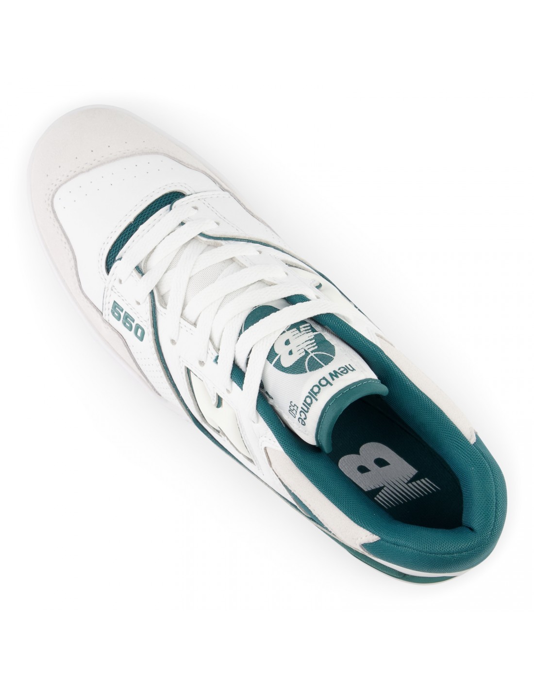 new balance Sneakers Homme 550 cuir Blanc/Vert