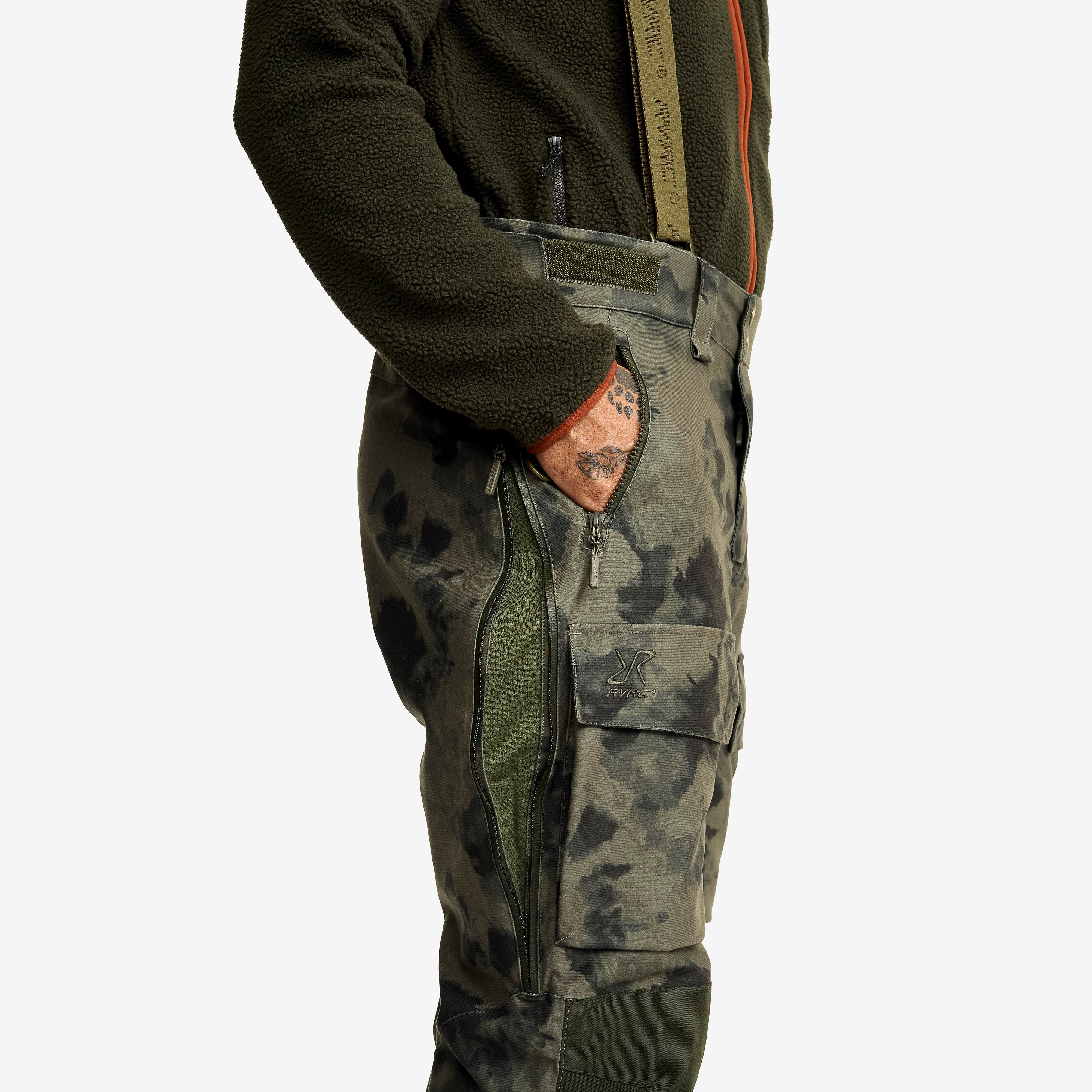 Trace Silent Pro 2L Pants Herre Camo Deep Depths