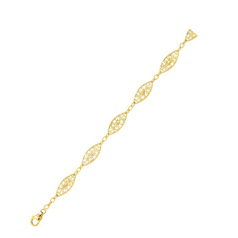 Bracelet Femme - Or 18 Carats - Longueur : 18 cm