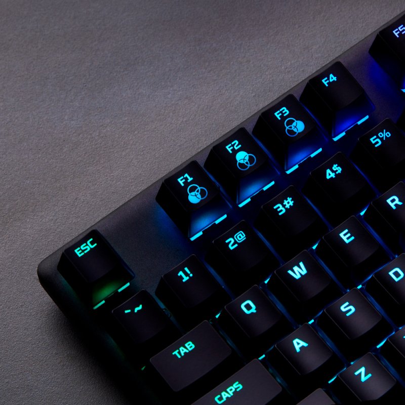 Origine en alliage HyperX - Clavier mécanique de jeu - Rouge HX (disposition FR)