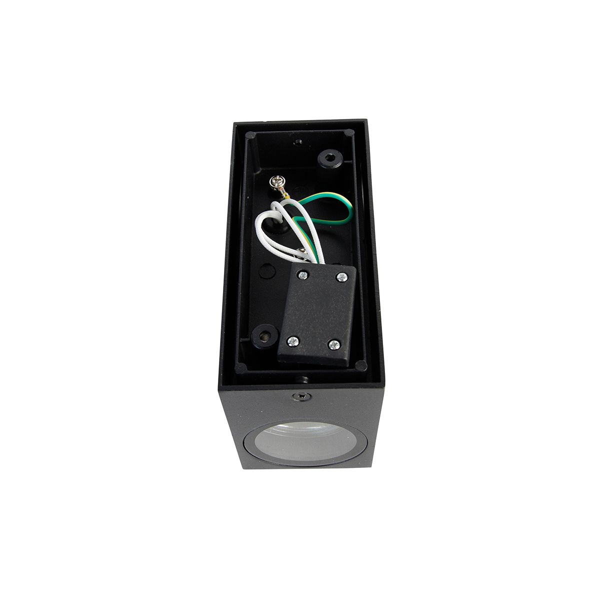 Set van 3 smart wandlampen zwart 2-lichts IP44 - Baleno