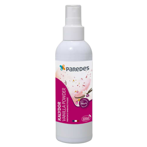 Parfum d'atmosphère Ecocert poudré Paredes Kalydor Vanilla Powder pulvérisateur de 200ml
