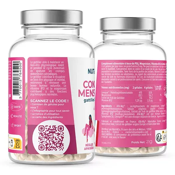 Nutri&Co Alívio da Dor Menstrual, TPM e Conforto do Ciclo - 40 cápsulas