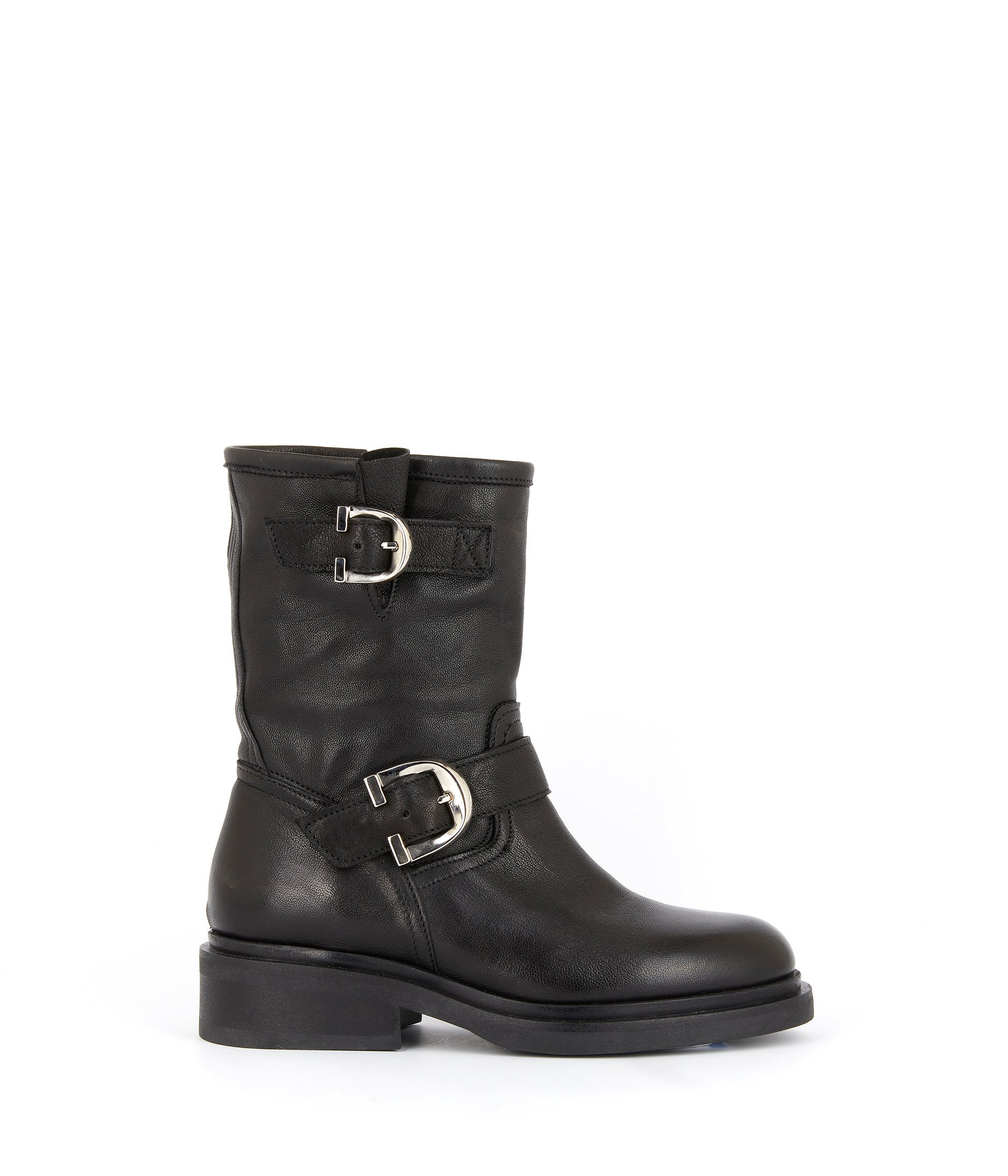 Botttines cuir noir Patty