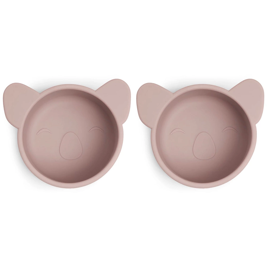 nuuroo Snack-Schüsseln Rosa Koala 2-teilig, Woodrose