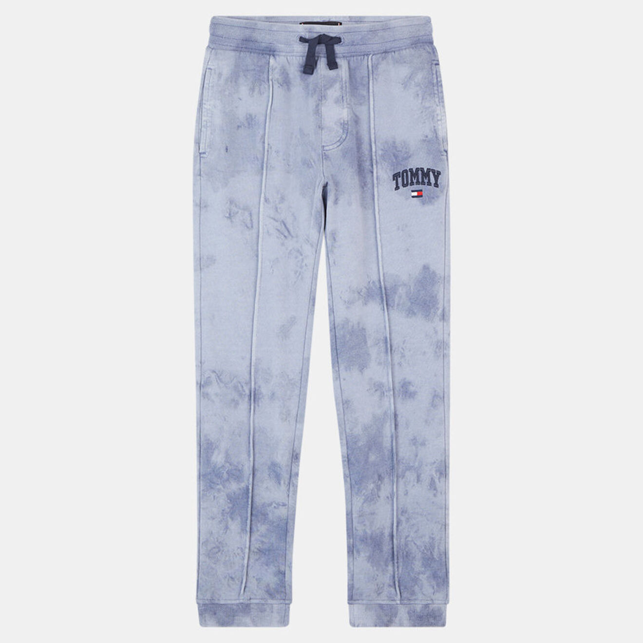 Tommy Hilfiger Jogging ajusté en Coton motif Tie & dye bleu