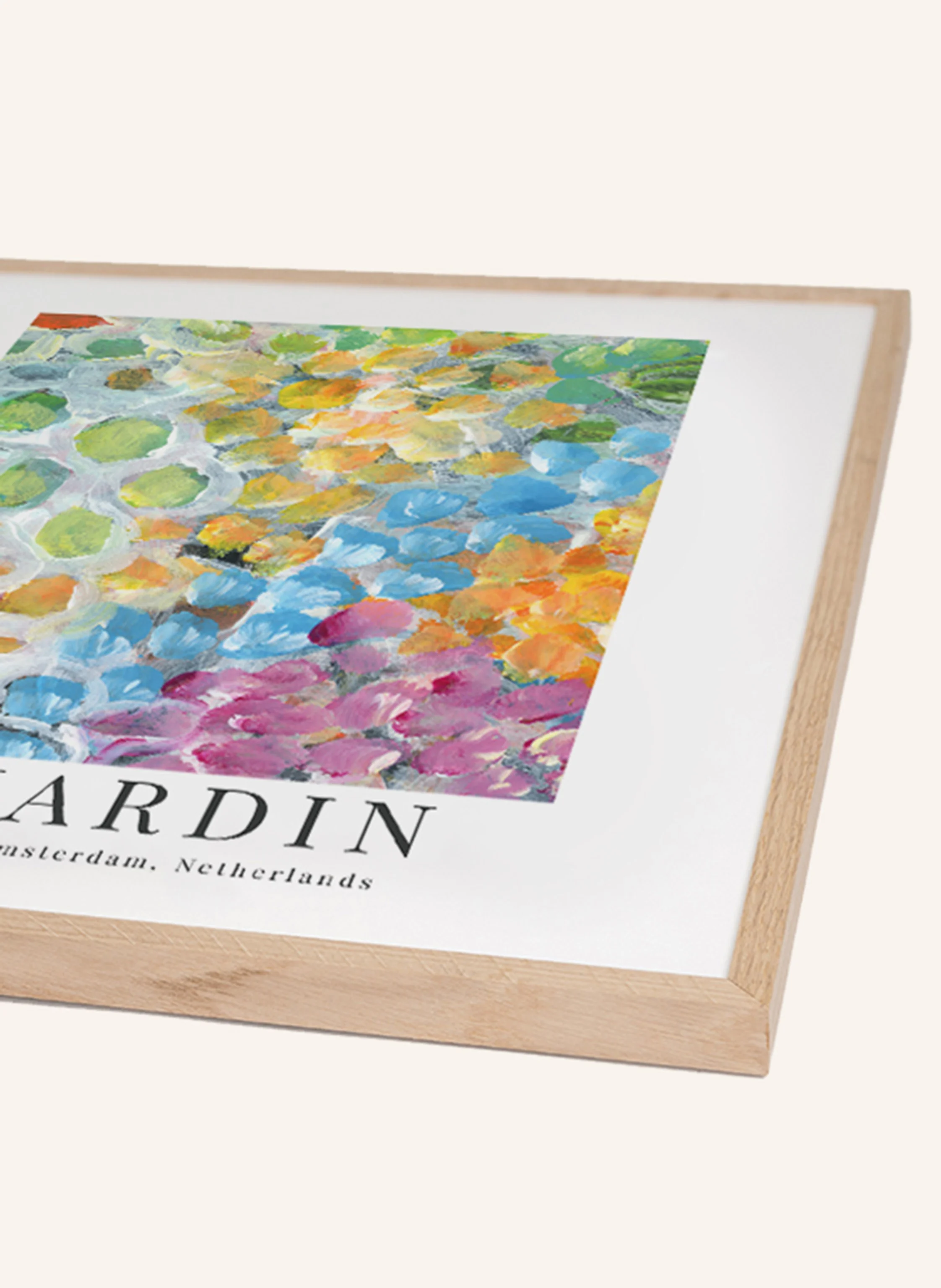Liv Corday Wandbild GARTEN mit Rahmen