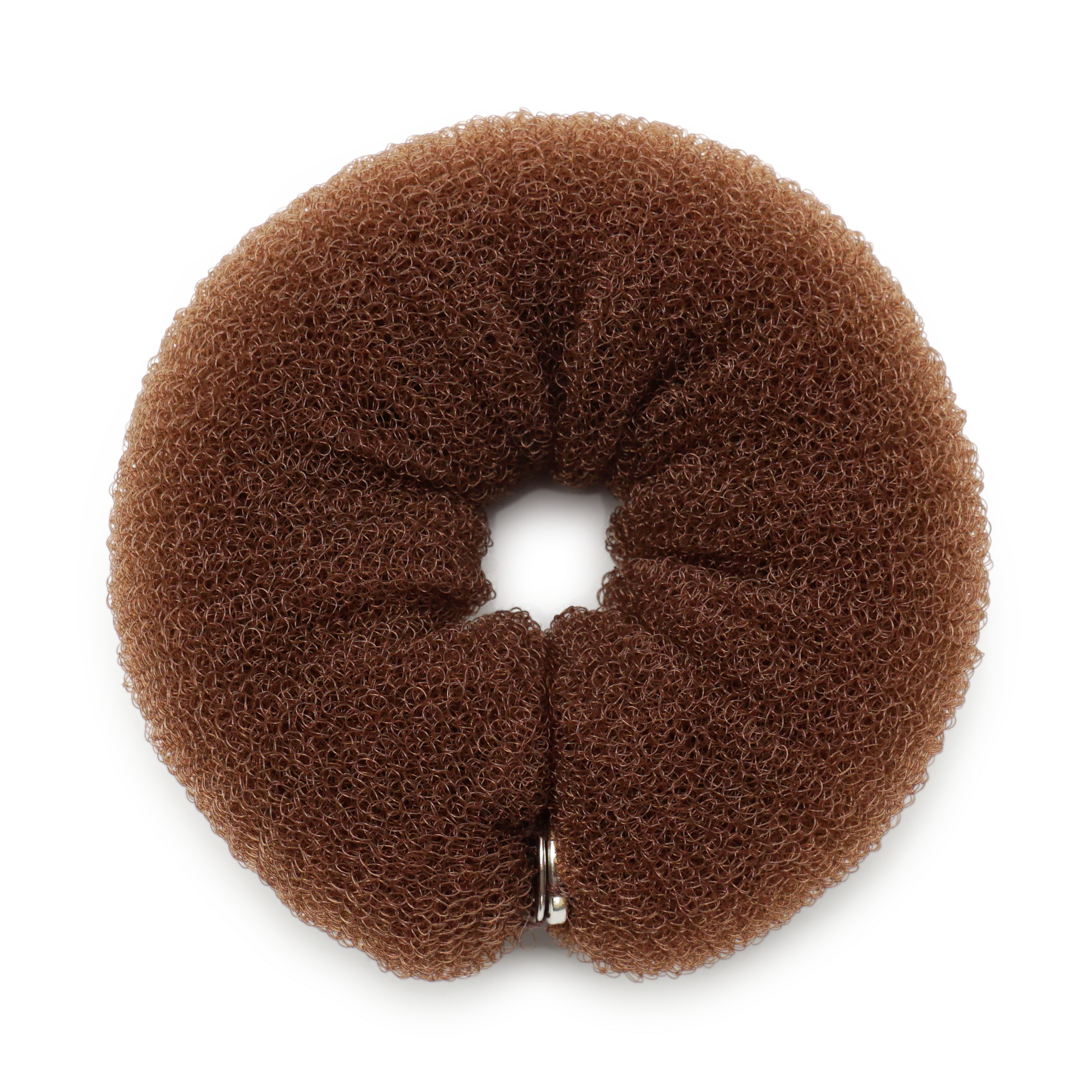 (2er Set) Frisur Dutt Hilfe Styling Donut Bun Maker mit Druckknopf - Braun