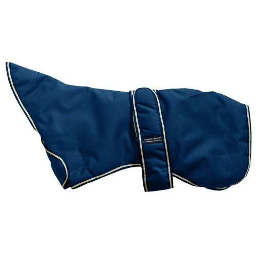 Casaco acolchoado impermeável para galgo, azul royal