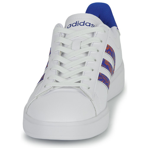 Adidas Sportswear - GRAND COURT 2.0 - Blanc / Bleu / Orange