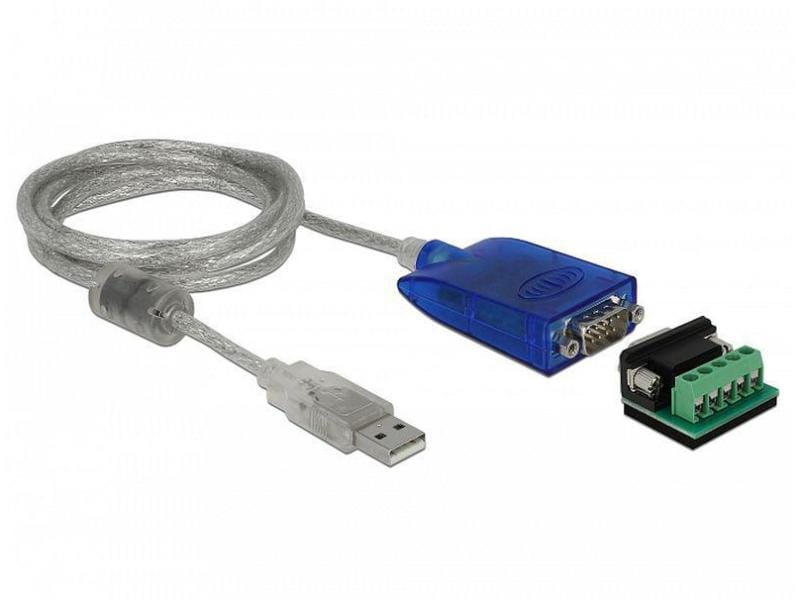 Delock Serial-Adapter 64055  USB-Typ-A zu RS-422/485 DB9 USB-A zu Seriell RS-422/485 Adapter