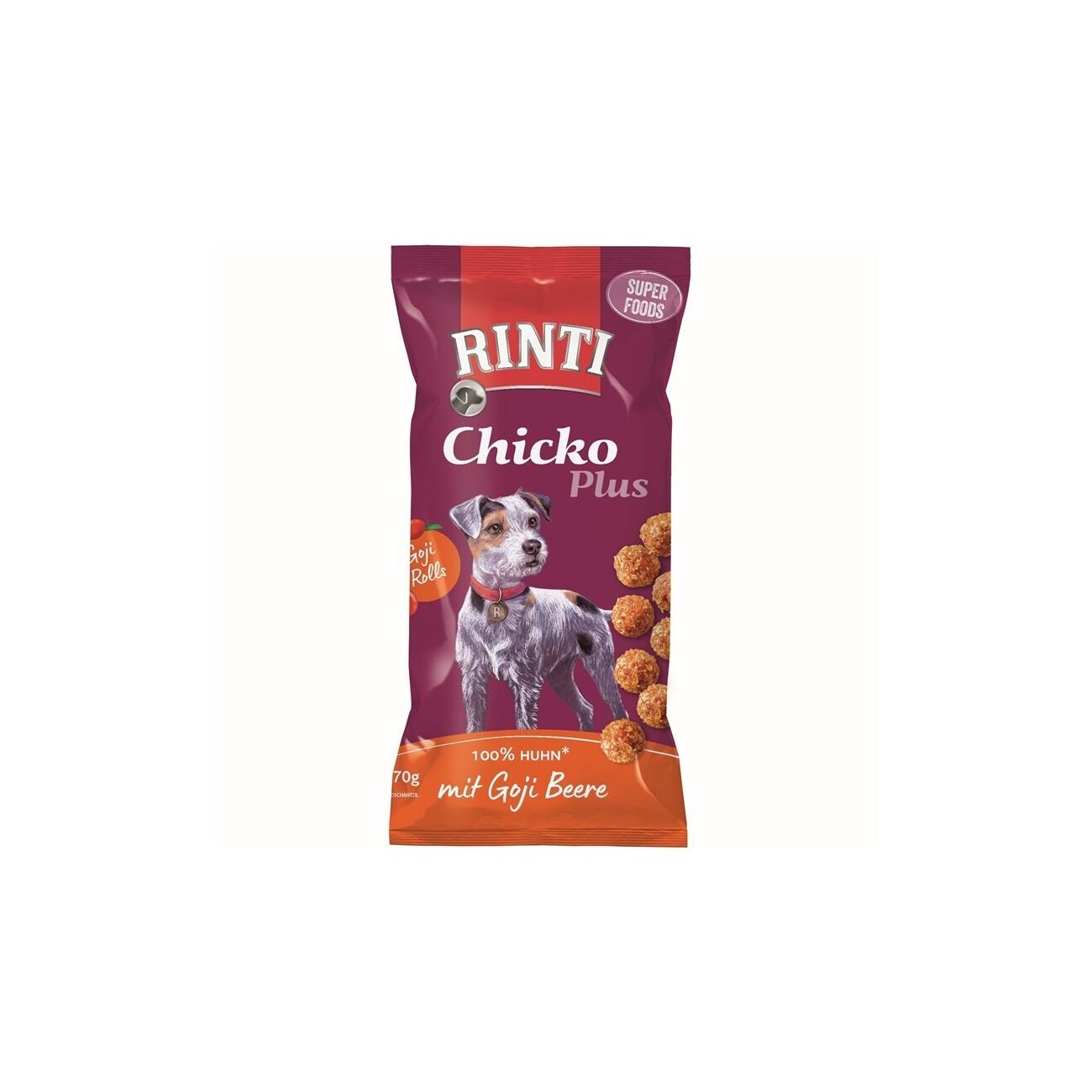 RINTI Chicko Plus Superfoods 8x70g Huhn mit Goji Beere