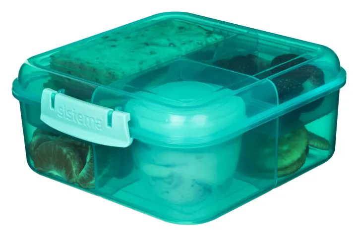 Sistema - Bento Cube 1,25L - Minty teal