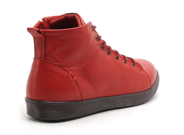 Andrea conti boots bottine plates femme 0342804 rouge