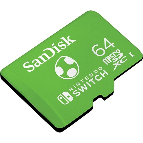 Carte mémoire micro SD Sandisk NINTENDO 64GO YOSHI