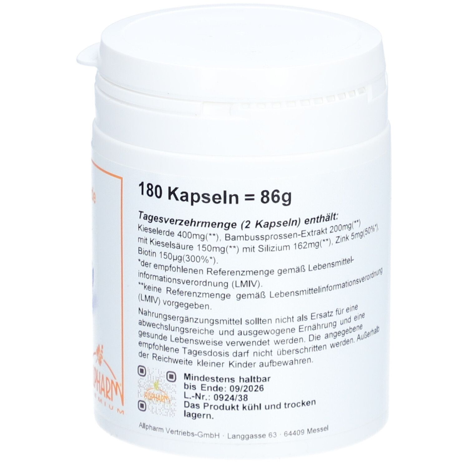 Kieselerde Kapseln