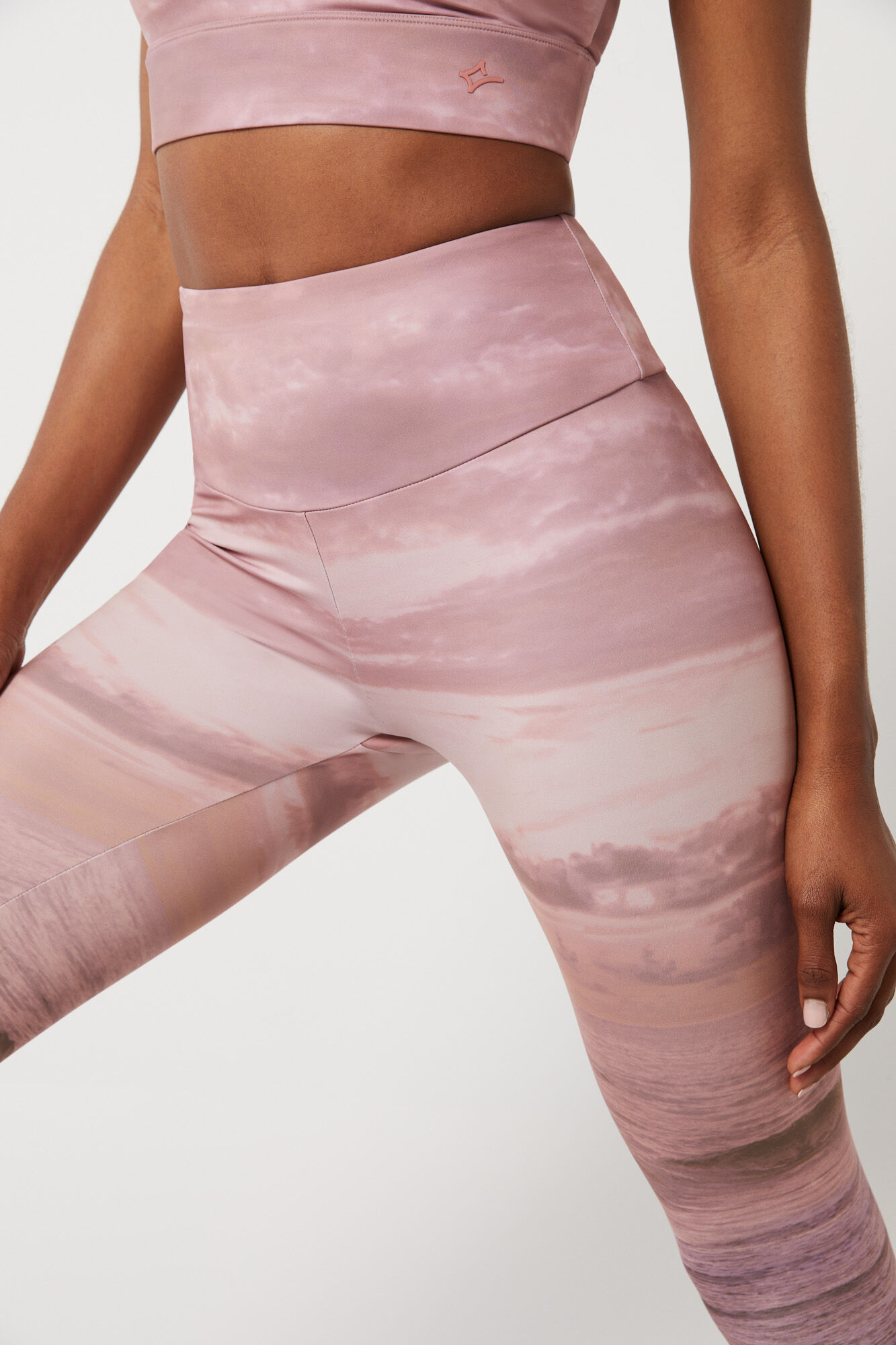 Calça legging cropped Sunset 4D Stretch