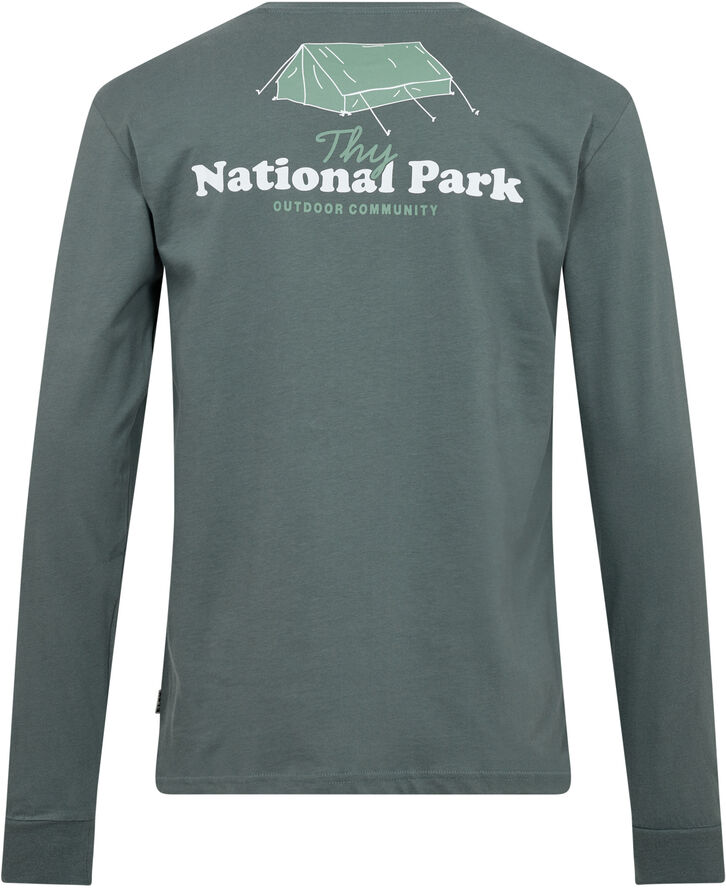 ELSK NATIONAL PARK BP MEN'S BRUSHED LS T-SHIRT 211 balsam green