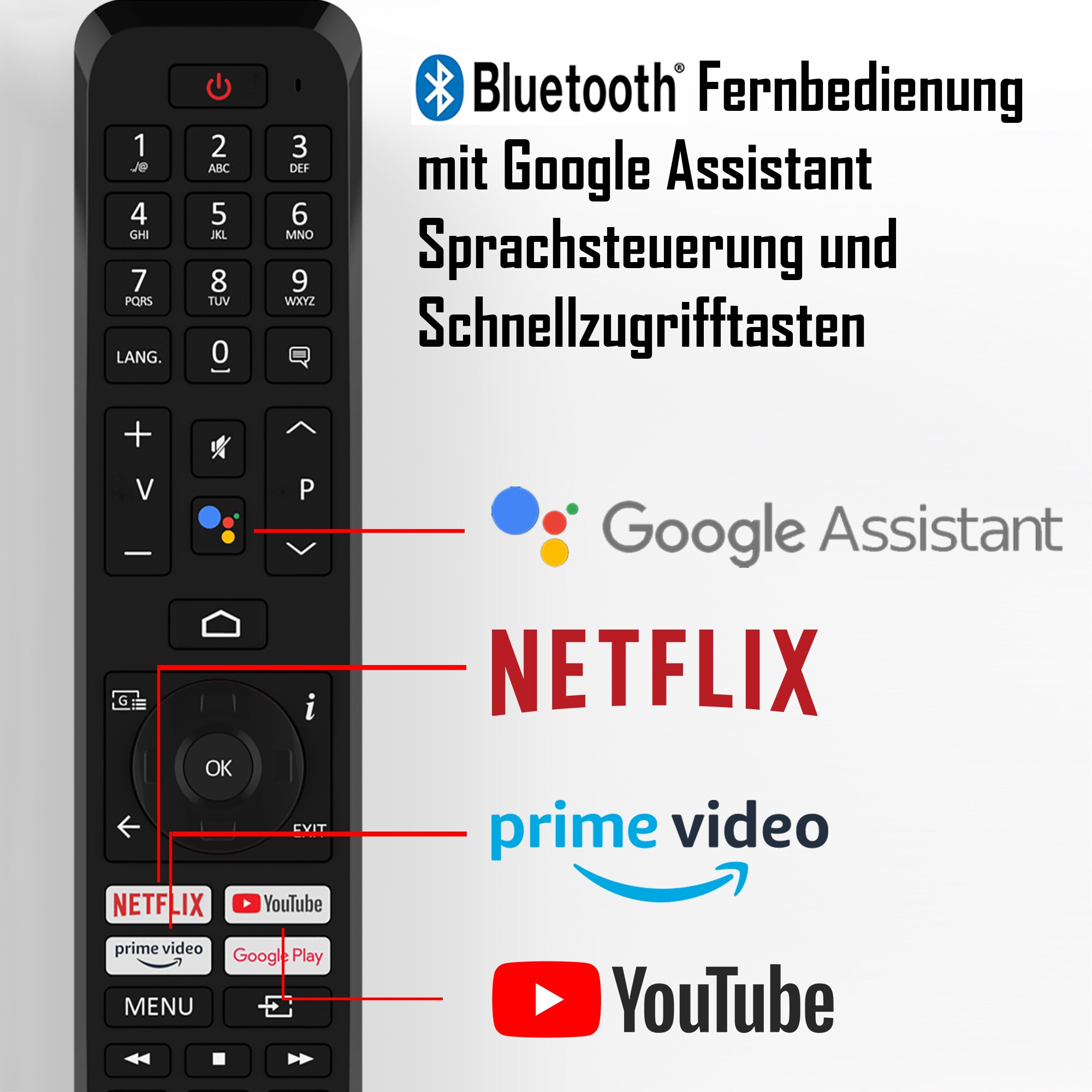 Telefunken XU50AN754M 50 Zoll Android UHD TV