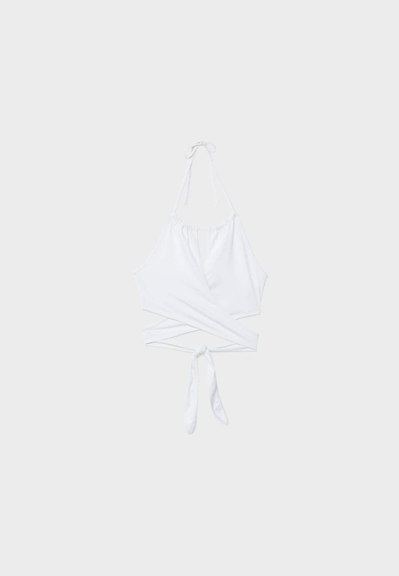 Top de bailarina com decote halter